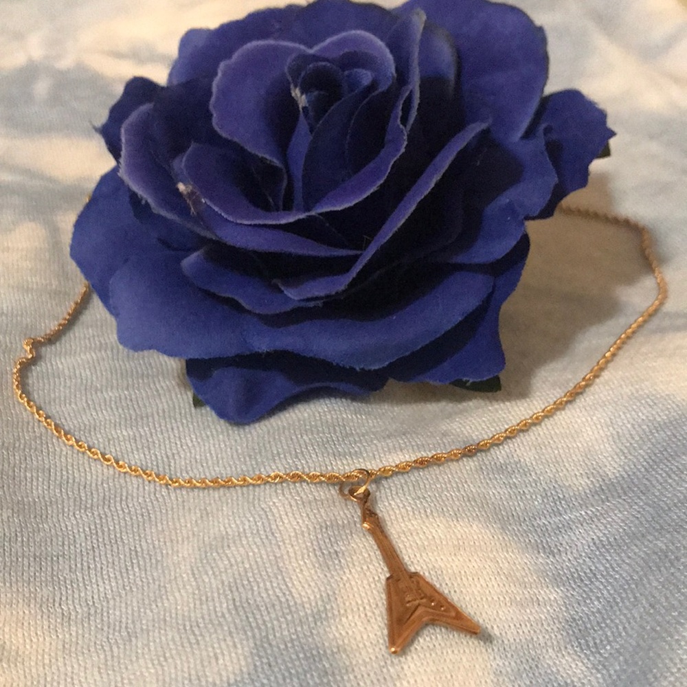 🏆14k gold rock n’ roll necklace🎸